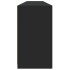 Aparador con luces LED negro 202x37x67