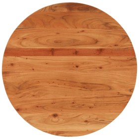 Tablero de mesa redondo madera maciza de acacia Ø90x2,5