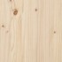 Sofá de jardín sin reposabrazos con cojines madera maciza