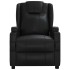 Sillón reclinable de cuero sintético