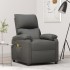 Sillón de masaje de tela gris