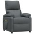 Sillón de masaje de tela gris