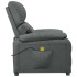 Sillón de masaje de tela gris