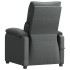 Sillón de masaje de tela gris