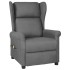 Sillón de masaje tela gris