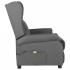 Sillón de masaje tela gris