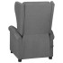 Sillón de masaje tela gris