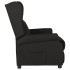 Sillón reclinable de tela
