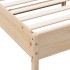 Estructura de cama sin colchón madera maciza de pino 90x190