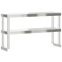 Estante sobre mesa de trabajo 2 pisos acero inox 110x30x65