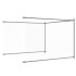 Jaula de perros con puerta acero galvanizado gris 10x2x1,5