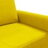 Sofá de 2 plazas terciopelo amarillo 120