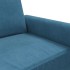 Sofá de 2 plazas terciopelo azul 140