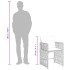 Sillones de jardín con cojines 4 uds ratán sintético