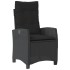 Set de muebles jardín 5 pzas con cojines ratán sintético