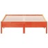 Estructura de cama sin colchón madera maciza marrón 120x190
