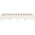 Estructura de cama sin colchón madera de pino blanco 135x190