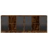 Estantería con puertas madera roble ahumado 204x37x75