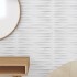 Paneles de pared 48 uds XPS piedra blanco 50x50 cm 12