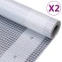 Lonas de leno 2 unidades 260 g/m² 4x5 m