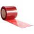 Tira de cortina para puertas PVC rojo 200x1,6 mm 50