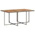 Set comedor jardín 7 pzas y cojines ratán sintético