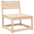 Juego de muebles de jardín 8 piezas madera maciza de