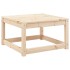 Juego de muebles de jardín 8 piezas madera maciza de