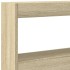 Cabecero de cama con LED roble Sonoma 160x17x102