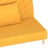Sofá cama de 2 plazas con dos almohadas tela color
