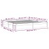 Estructura de cama madera maciza blanco Supe King 180x200