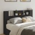 Cabecero de cama con luz LED negro 160x16,5x103,5