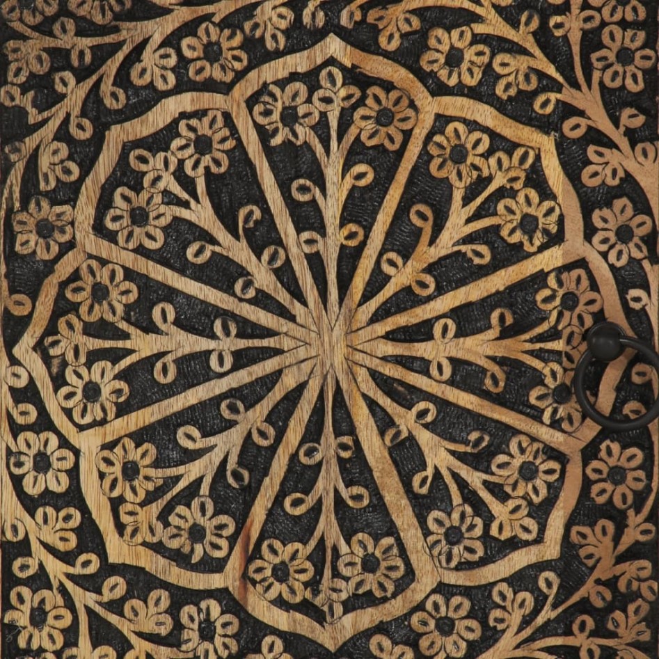 Mueble de TV madera maciza de mango 105x33x46