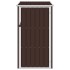 Cobertizo de jardín verde acero galvanizado 87x98x159