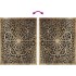 Conjunto de muebles de baño 4 piezas madera maciza de