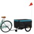Remolque para bicicleta hierro negro y azul 45