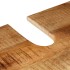 Conjunto de muebles de baño 3 pzas madera maciza mango y