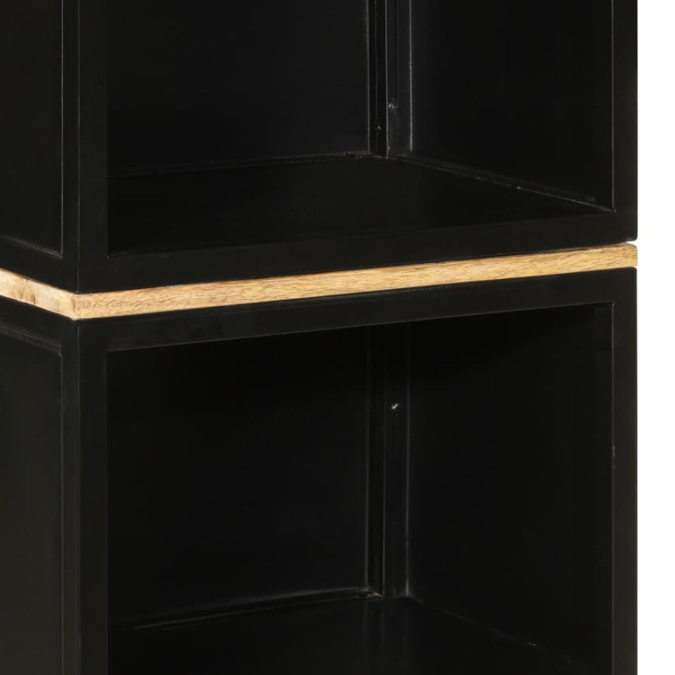 Conjunto de muebles de baño 3 pzas madera maciza mango y