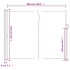 Toldo lateral retráctil marrón 160x300