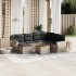 Set de sofás de jardín 8 pzas y cojines ratán sintético