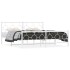 Estructura cama sin colchón con estribo metal blanco 180x200
