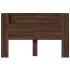 Cabecero de cama con luz LED marrón roble 160x16,5x103,5