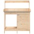 Mesa para macetas con armario madera de abeto 110,5x45x124,5