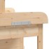 Mesa para macetas con armario madera de abeto 110,5x45x124,5