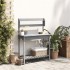 Mesa para macetas con fregadero abeto gris 147,5x44x139,5