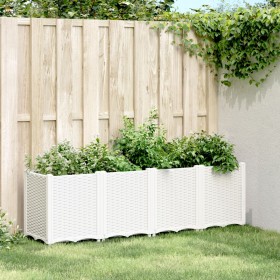 Jardinera PP blanco 160x40x53