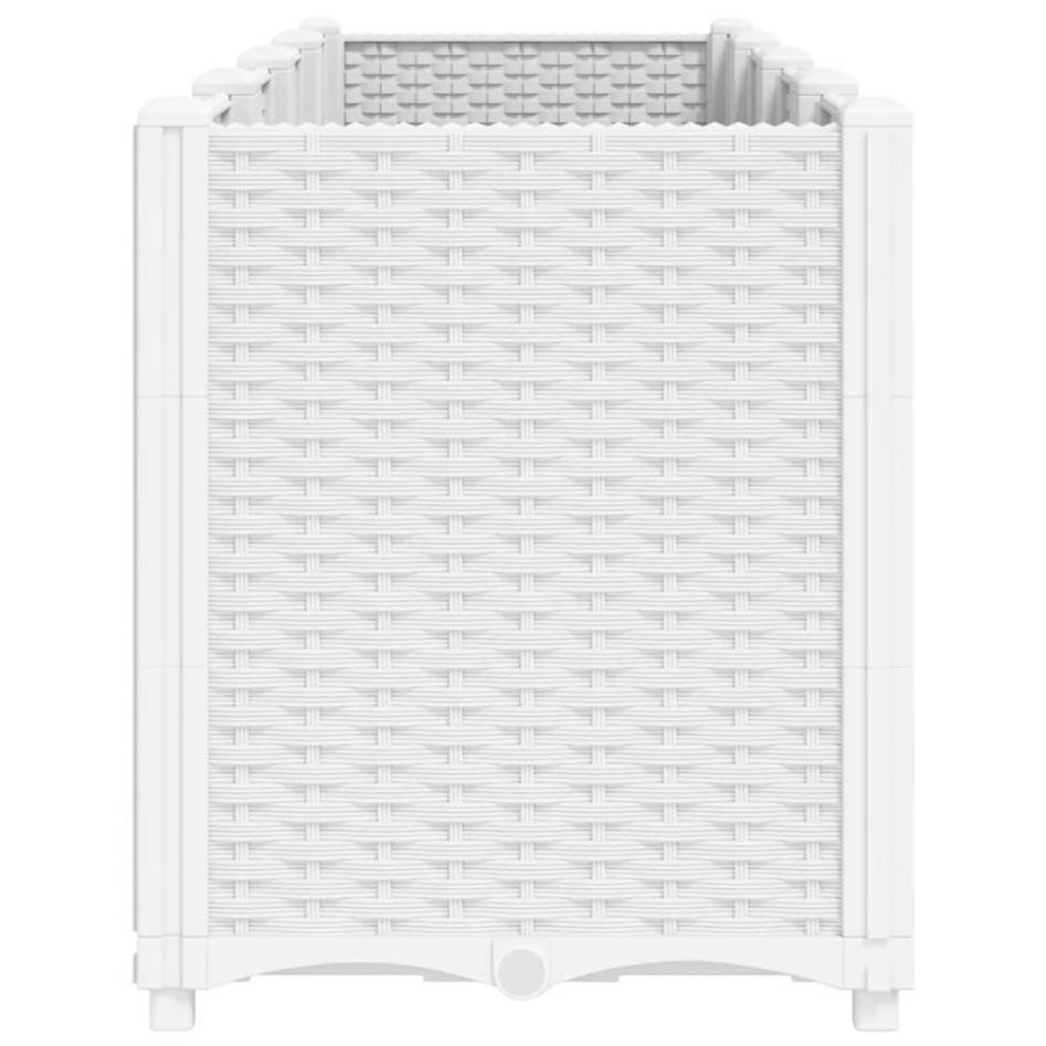 Jardinera PP blanco 160x40x53