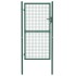 Puerta de valla de acero verde 100x175