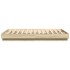 Estructura de cama madera de ingeniería roble Sonoma 120x200