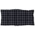 Cojines de silla respaldo bajo 6 uds tela Oxford cuadros